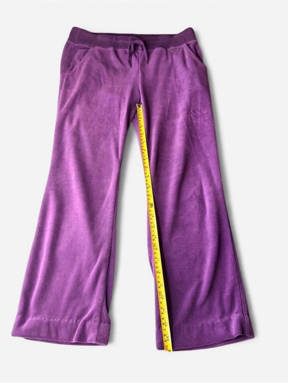 MICHAEL Michael Kors Purple Velour Tracksuit Set Zip Jacket Pants Y2K - Picture 4 of 7